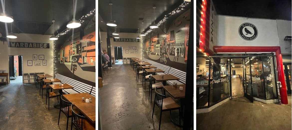Blackbird Pizza Shop Menu
